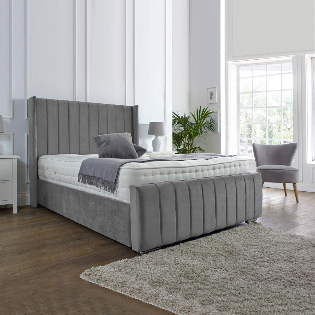 Elisa Ottoman Storage Bed - Optional Mattress