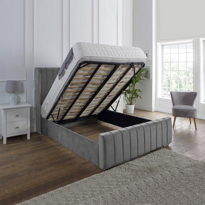 Elisa Ottoman Storage Bed - Optional Mattress