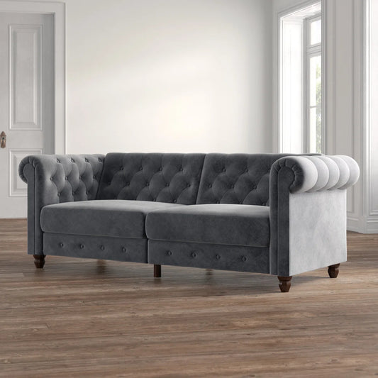 Dimmitt 3 Seater Velvet Sofa