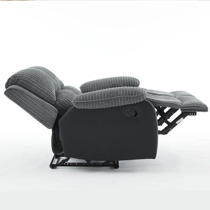 Reclining Sofa Sectional Recliner Plush Corduroy Couches Set Sofa (3+2)