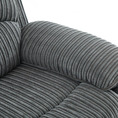 Reclining Sofa Sectional Recliner Plush Corduroy Couches Set Sofa (3+2)