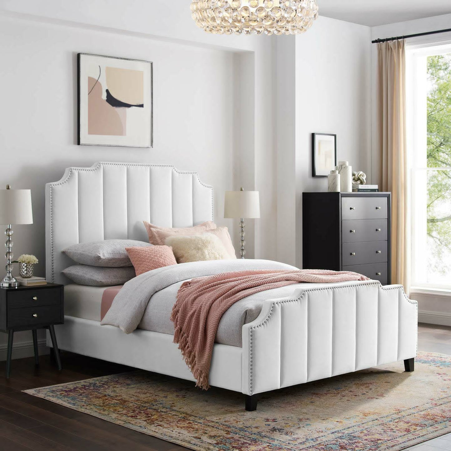 Arizona Bed with Curved Headboard and optional storage available