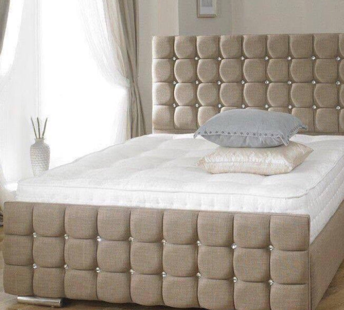 Cubic Bed with slatted base and optional Gas lift Storage