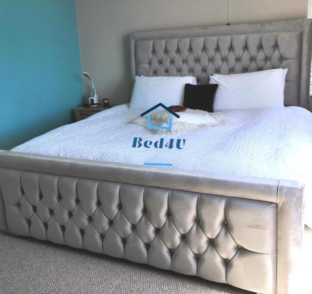 Hilton Bed With Mattress and optional Storage available