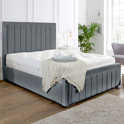 Giselle Upholstered Bed Frame - Optional Mattress