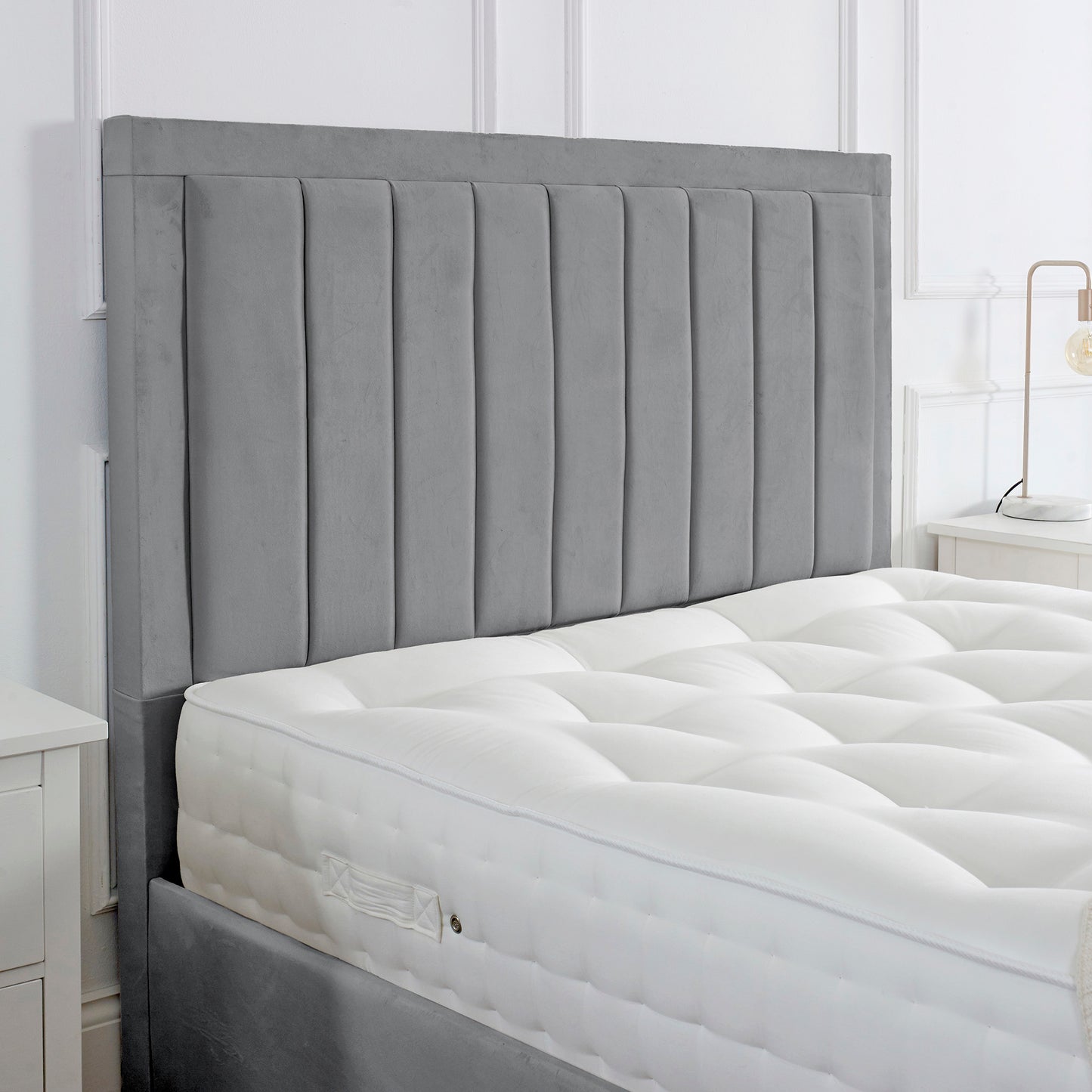Giselle Upholstered Bed Frame - Optional Mattress