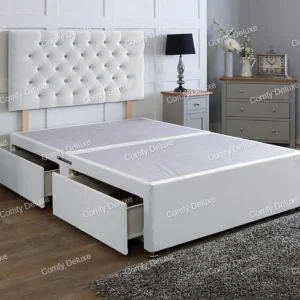 Divan Bed With Chesterfield Headboard & Bed Frame | Optional Mattress