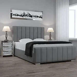 Panel Line Upholstered Bed | Optional Storage