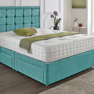Divan Bed With Border Headboard | Optional Storage