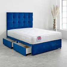 Divan Bed Available With Multiple Colors | Optional Mattress