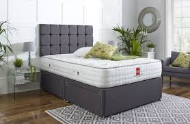 Divan Bed With Cubic Headboard | Optional Storage