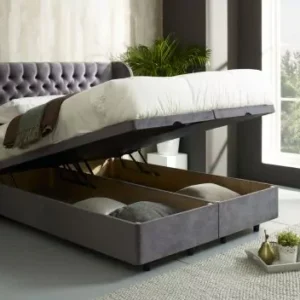 Chesterfield Ottoman Divan Bed With Irish Memory Foam Mattress